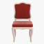 3d baroque chair