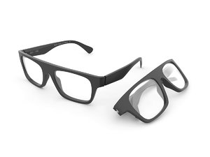 3dsmax glasses eyeglasses rim