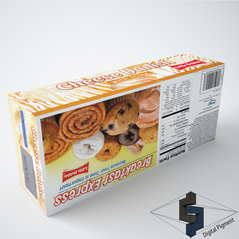little debbie cheese danish 3d model