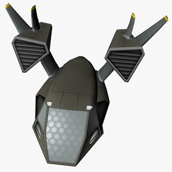 modelo 3d Nave espacial de baja poli - TurboSquid 878874