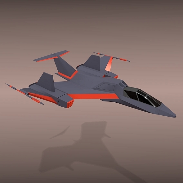 未来宇宙飞船(1)3d模型