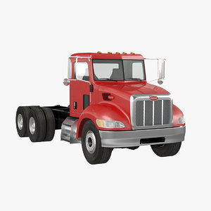semi truck 3d model