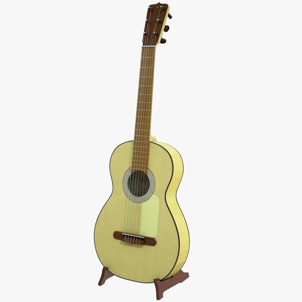 modelo 3d Guitarra Jose Ramirez I (1909) - TurboSquid 867595