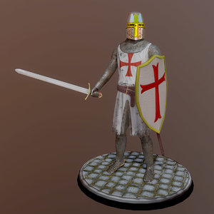 3d max medieval templar knight helmet