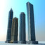 dubai marina towers vol 3d 3ds