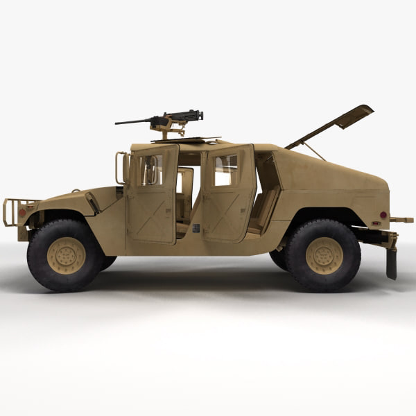 3ds Realistic Hmmwv Military Humvee