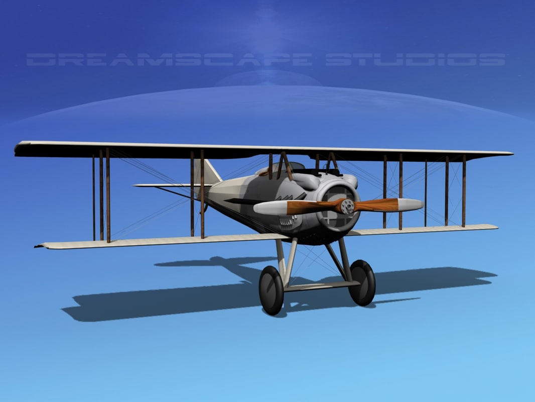 3d model spad xiii xii fighters