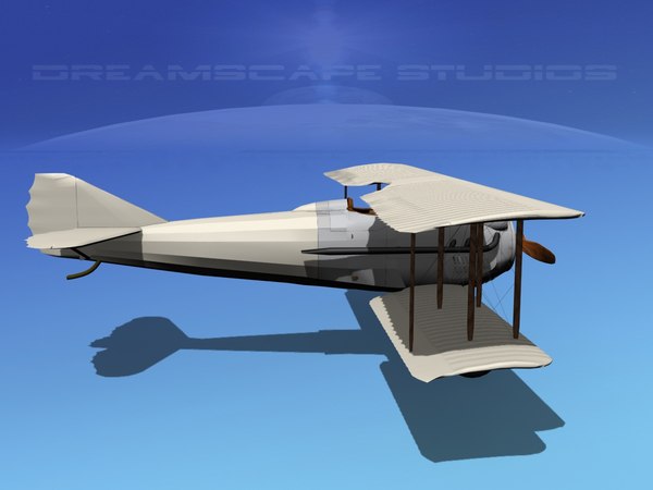 3d model spad xiii xii fighters