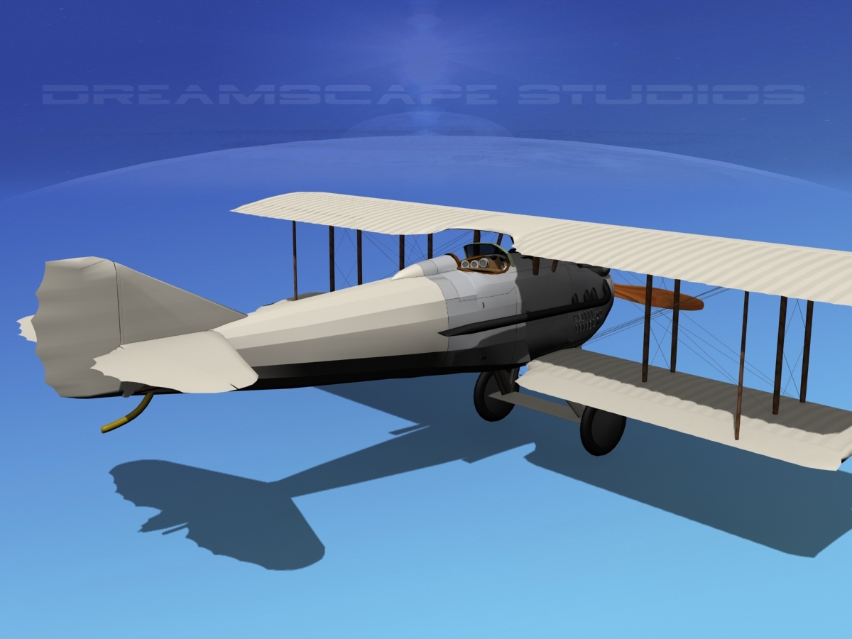 3d model spad xiii xii fighters