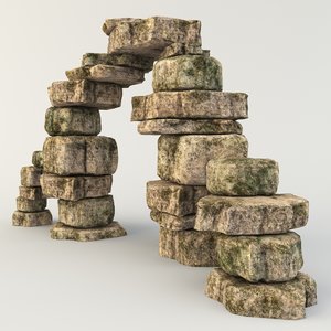 stone rock 3d model