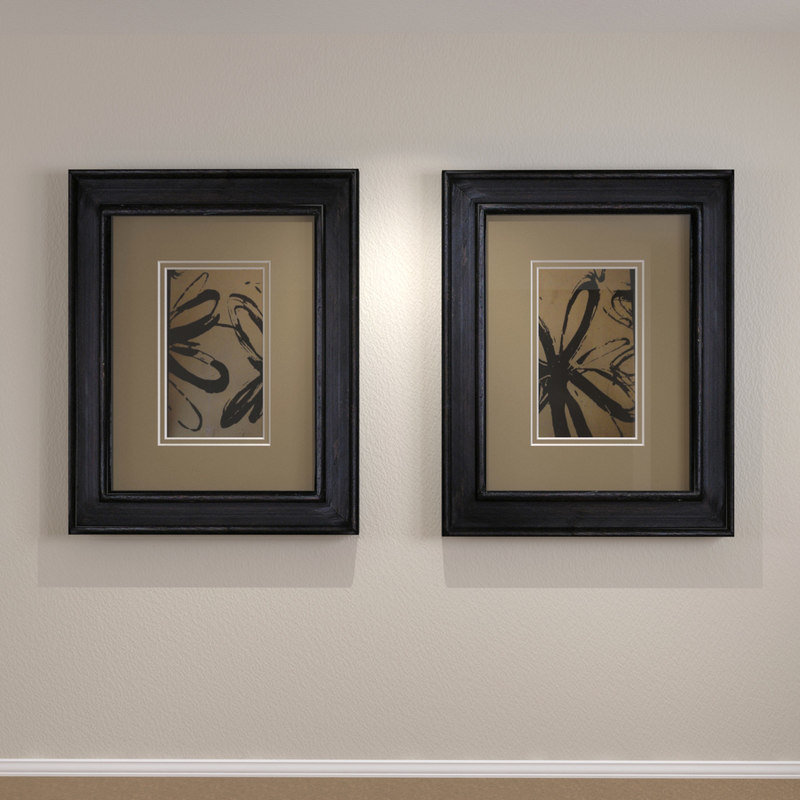 3d framed art distressed wood