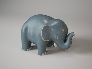 elephant accessories minime 3d model