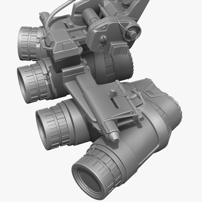 3d ground night vision goggles model