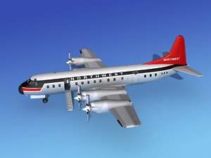 propellers electra airline lockheed 3d 3ds