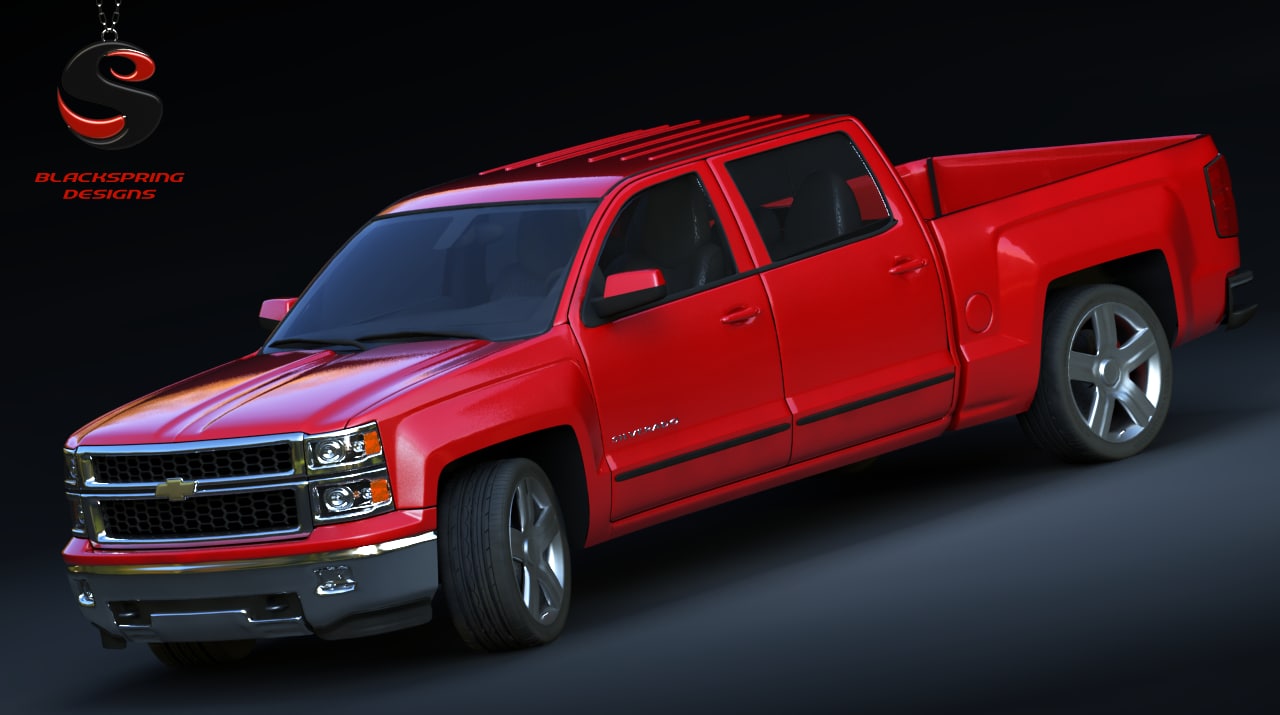 3d model chevrolet