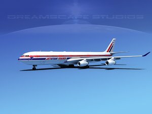 3d model airline a340-600 airbus a340