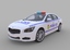 generic police car interior 3d model