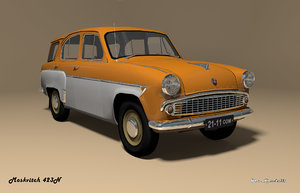 3ds mzma 423n moskvitch