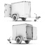 cargo trailer 3d model