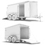 4 cargo trailer 3d 3ds