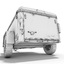 4 cargo trailer 3d 3ds