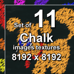 Chalk Image 11x Textures