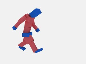 walk sad animation cat