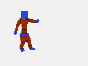Enters the room animation cat