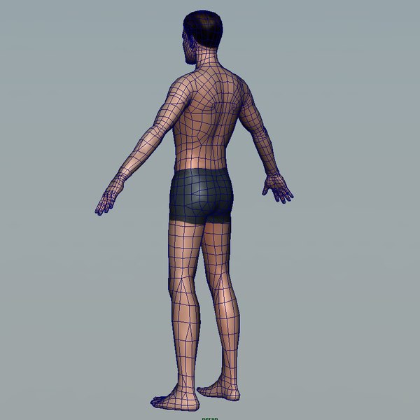 Modelo D Hombre Desnudo Turbosquid