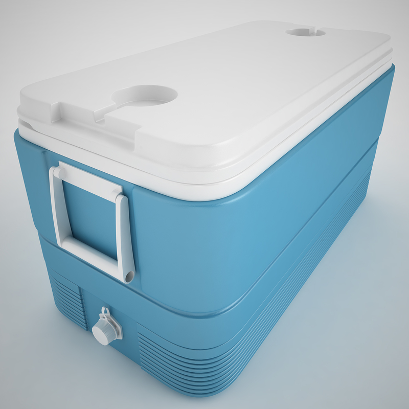 ice chest 3d model