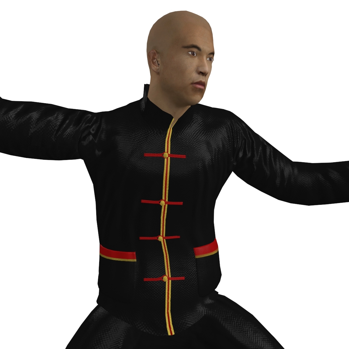 武术家kf rigged pack3d模型