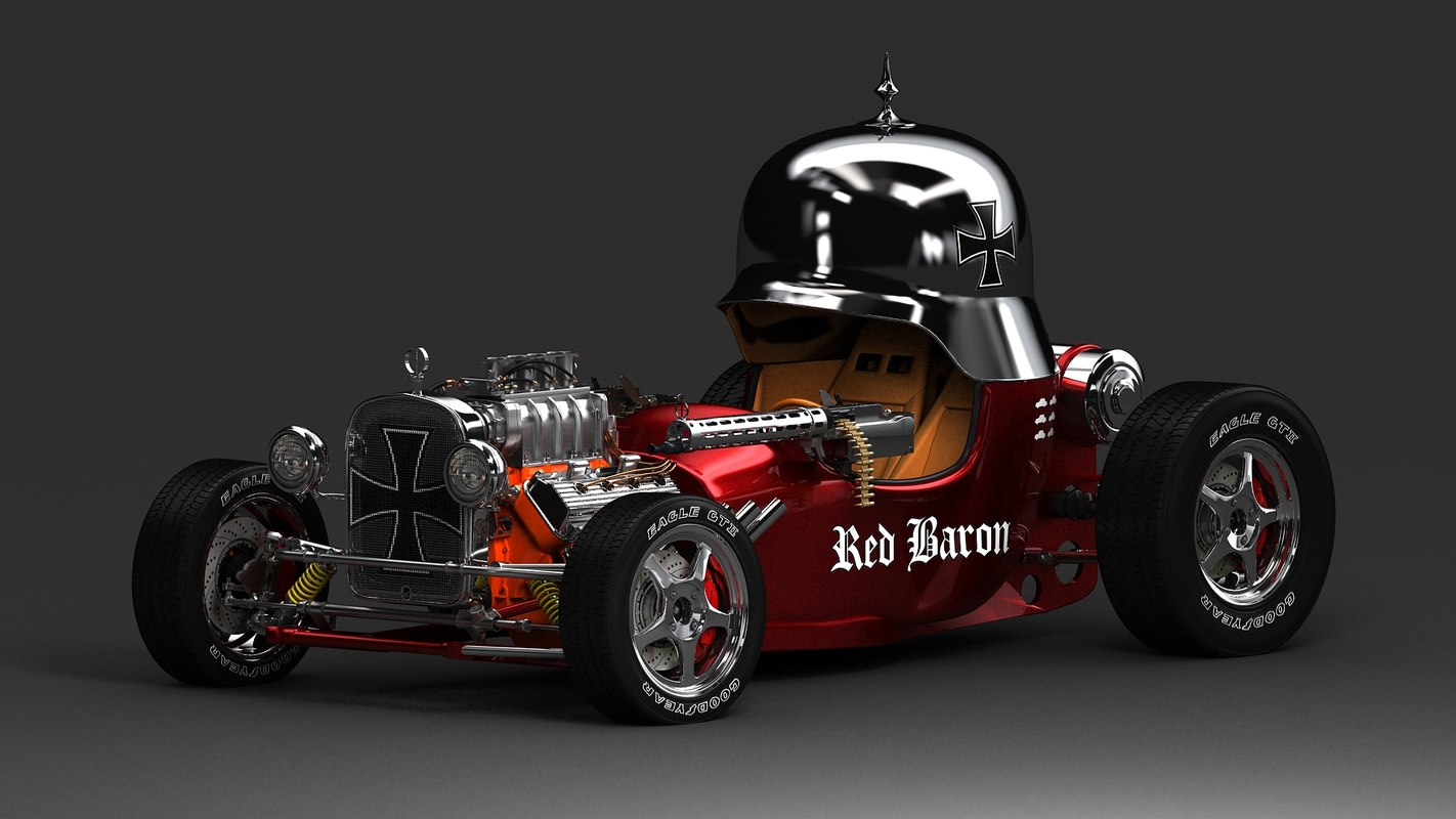 the red baron model car