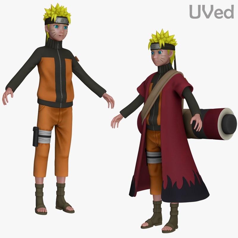 Download 3d naruto shippuden sage uved model