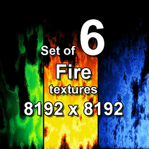 Fire 6x Textures