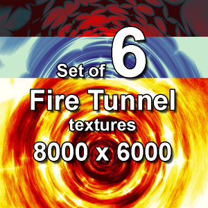Fire Tunnel 6x Textures