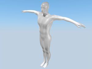 middle-poly human texturing 3d 3ds