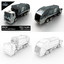 trucks box van 3d model