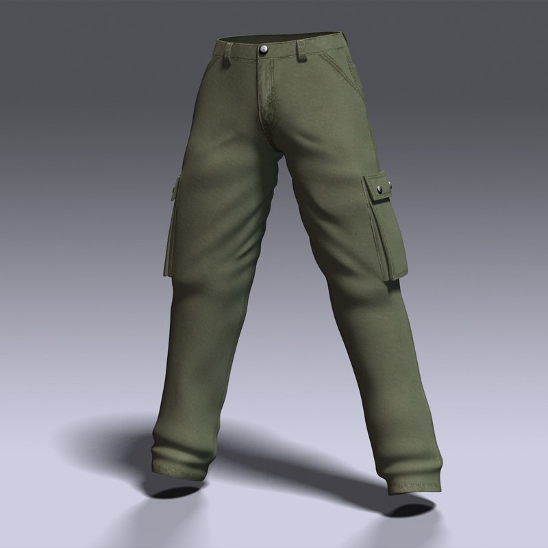 3d cargo pants