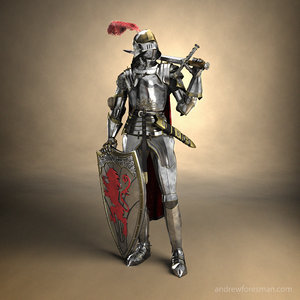 armor suit 3d model