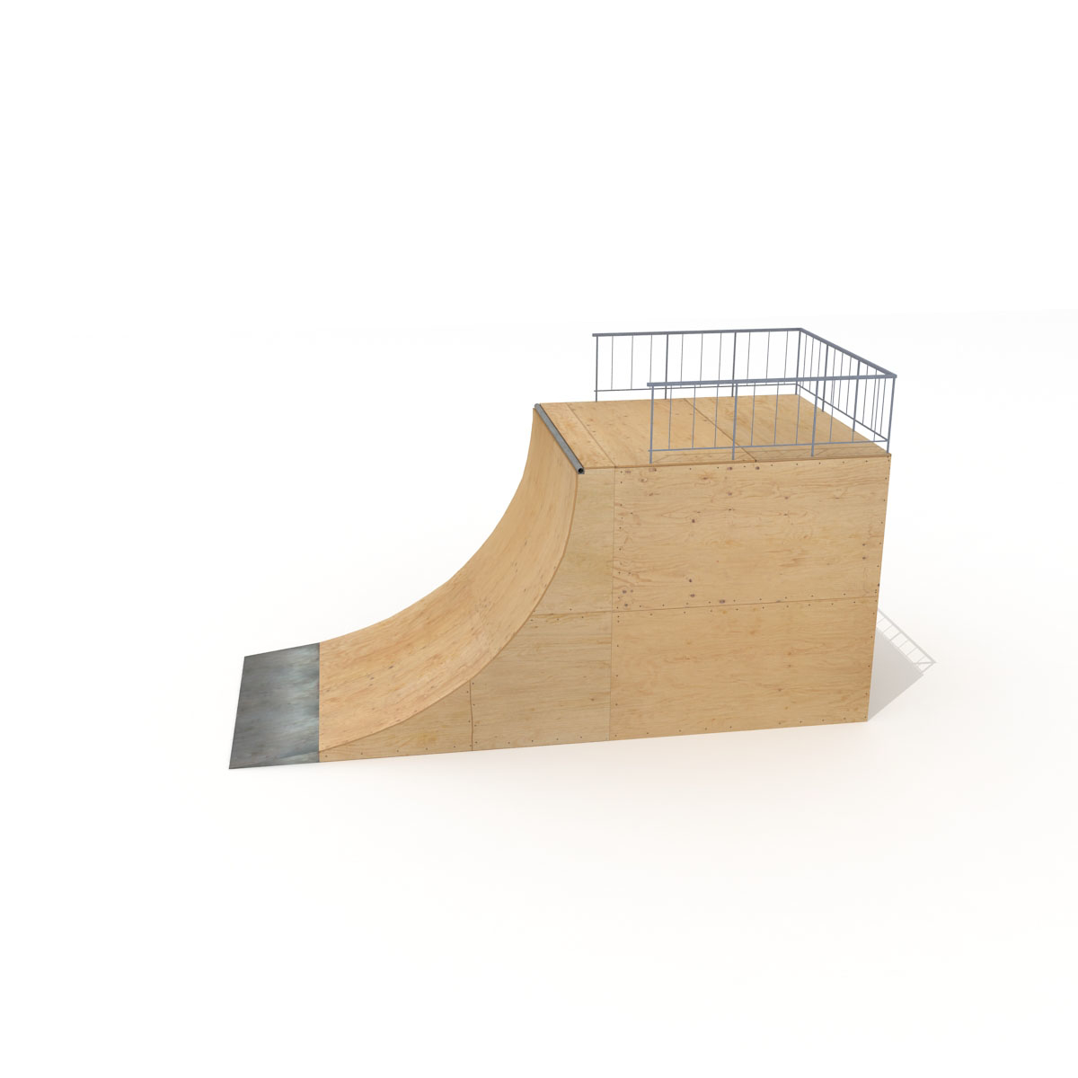 max skate ramp quarter pipe
