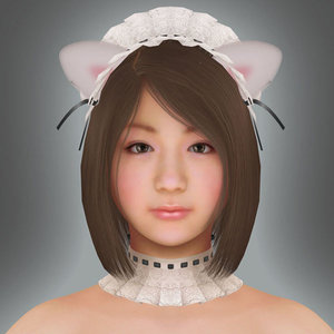woman characters 3d model