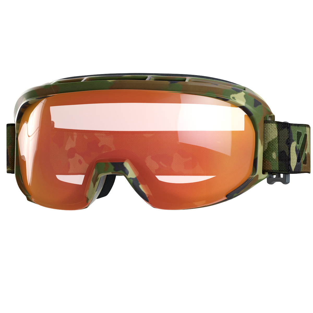 realistic snow goggles 3d model