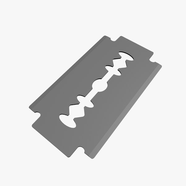 3d razor blade model