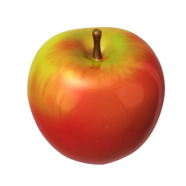 3d apple model