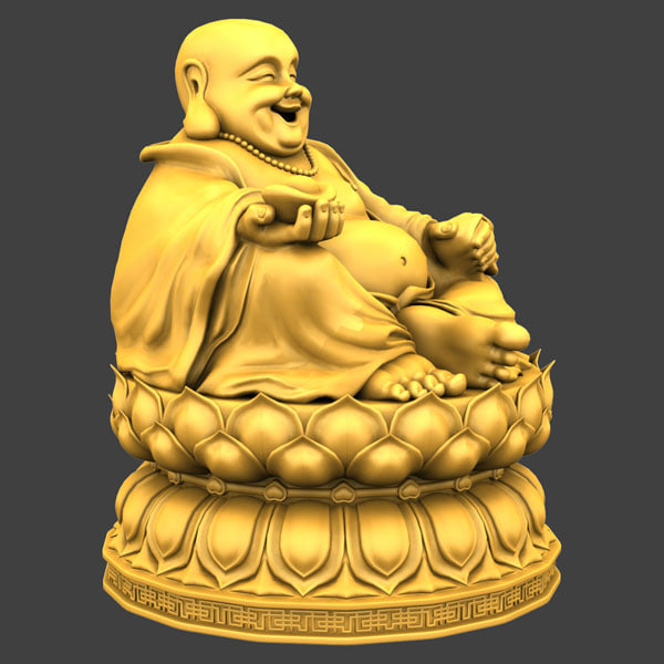 弥勒佛3d模型