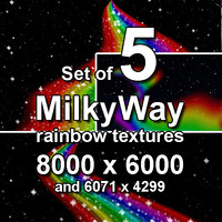 Rainbow MilkyWay 5x Textures