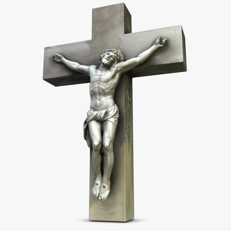 3d cross jesus