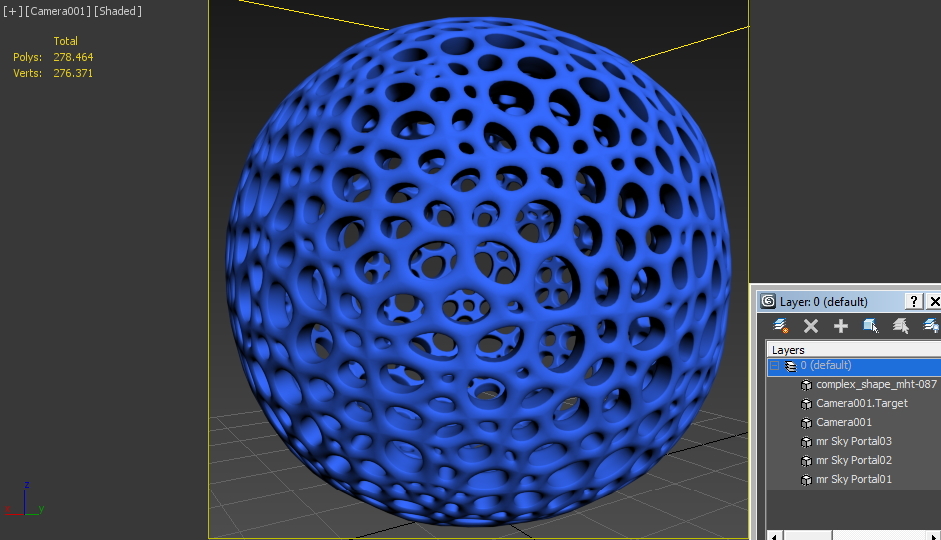 3ds max complex shape