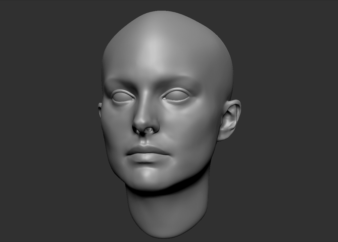 female head obj