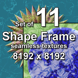 Shape Frame 11x Seamless Textures, set #2